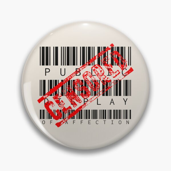Item preview, Barcode Style Censored Public Display Of Affection designed and sold by TrulyEpoque.