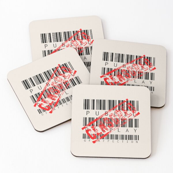 Item preview, Barcode Style Censored Public Display Of Affection designed and sold by TrulyEpoque.