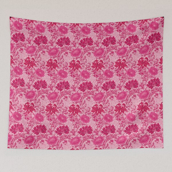 Item preview, William Morris Chrysanthemums, Fuchsia Pink  designed and sold by Marymarice.