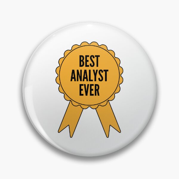 Item preview, Best Analyst Ever Gold Medal Achievement designed and sold by SVPOD.