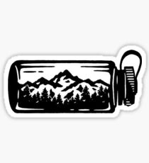 outdoor water bottle Sticker