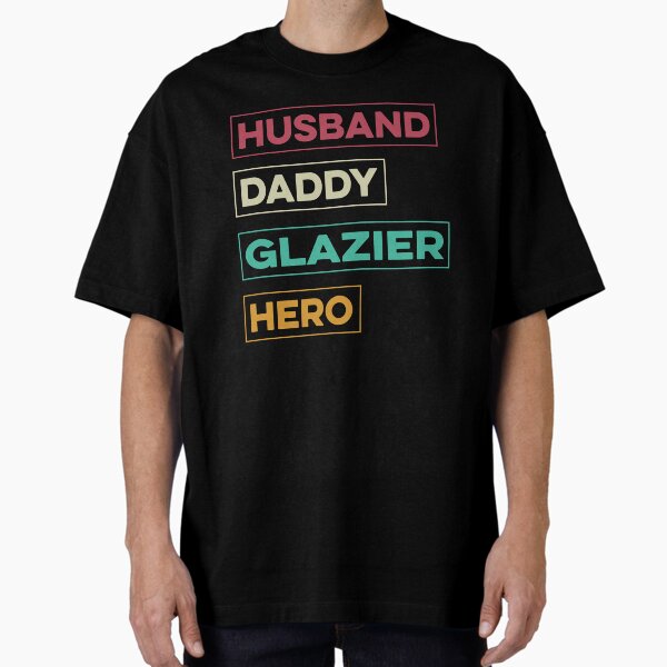 Item preview, Husband Daddy Glazier Hero designed and sold by TendyTees.