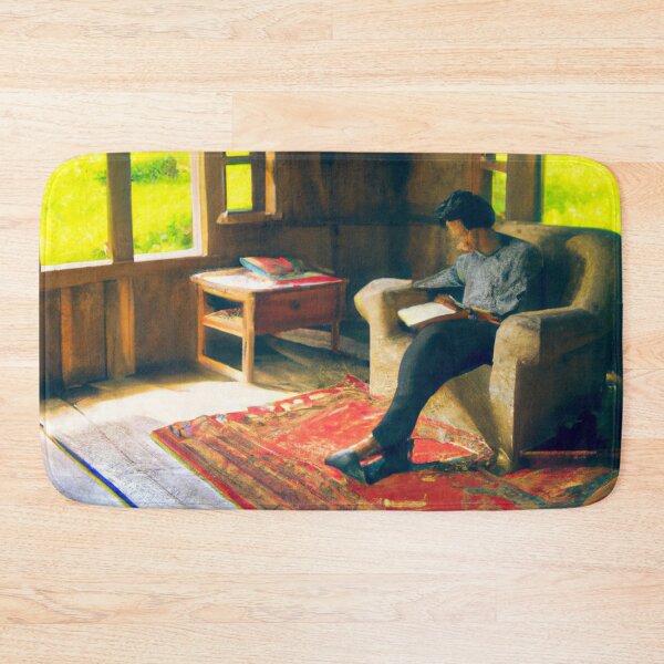 Item preview, Reading a Book in Farm Cottage designed and sold by Parag's Travel Shop.