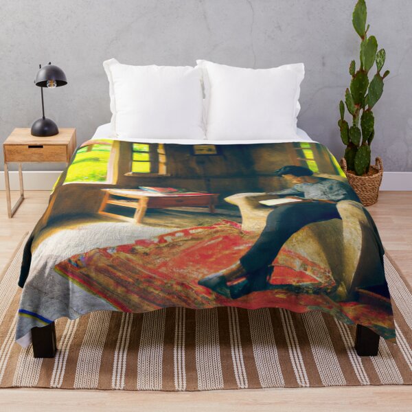 Item preview, Reading a Book in Farm Cottage designed and sold by Parag's Travel Shop.