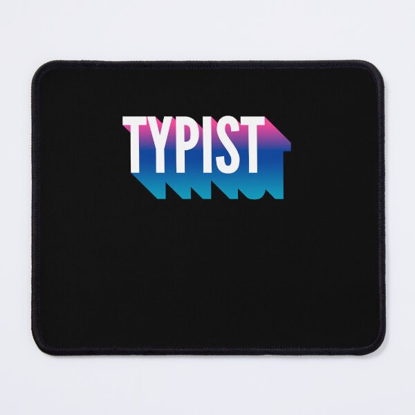 Item preview, Typist With Long Gradient Shadow designed and sold by SVPOD.