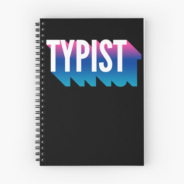 Item preview, Typist With Long Gradient Shadow designed and sold by SVPOD.