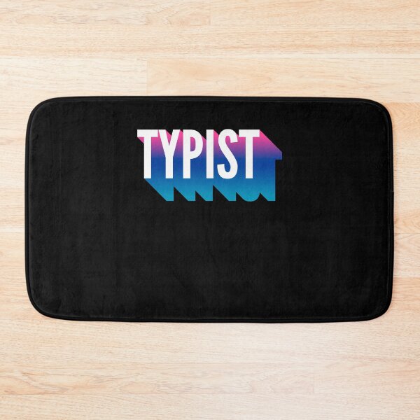 Item preview, Typist With Long Gradient Shadow designed and sold by SVPOD.