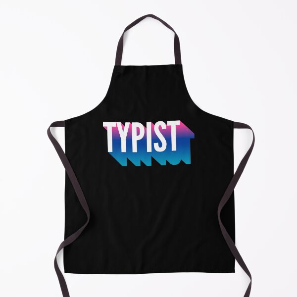 Item preview, Typist With Long Gradient Shadow designed and sold by SVPOD.