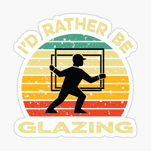Item preview, I'd Rather be Glazing designed and sold by TendyTees.