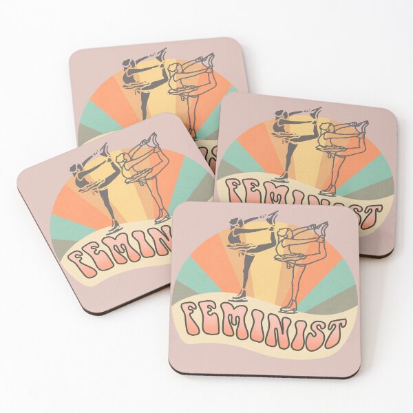 Item preview, Feminist Figure Skating Retro Girls designed and sold by Wayo29.