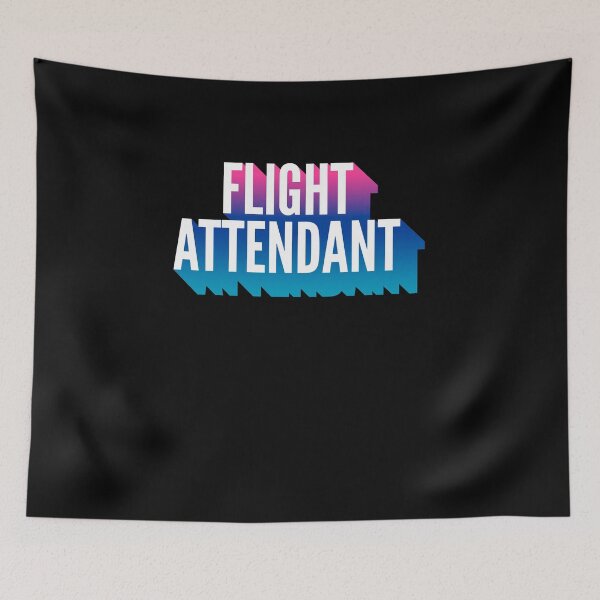 Item preview, Flight attendant With Long Gradient Shadow designed and sold by SVPOD.