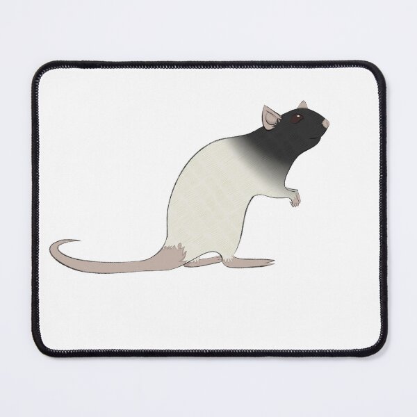 Item preview, Black bareback rat designed and sold by RatRancid.