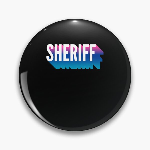Item preview, Sheriff With Long Gradient Shadow designed and sold by SVPOD.