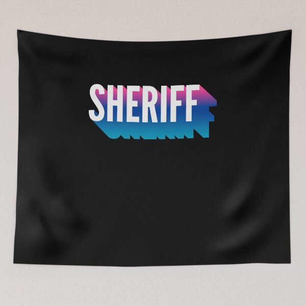 Item preview, Sheriff With Long Gradient Shadow designed and sold by SVPOD.