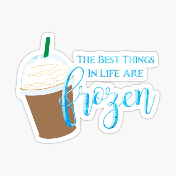 Starbucks mocha drink Sticker for Sale by ChalizeS