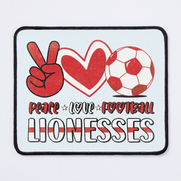 Item preview, England Lionesses - Peace Love Football designed and sold by Numero14.