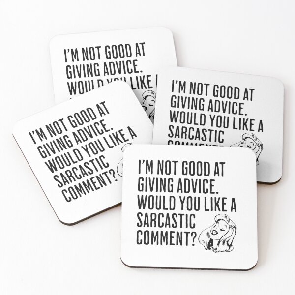 Item preview, I'm Not Good At Giving Advice - Would You Like A Sarcastic Comment - Funny Saying designed and sold by AlanPhotoArt.