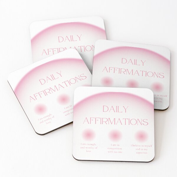 Item preview, Daily affirmations pink designed and sold by Salemntromantic.