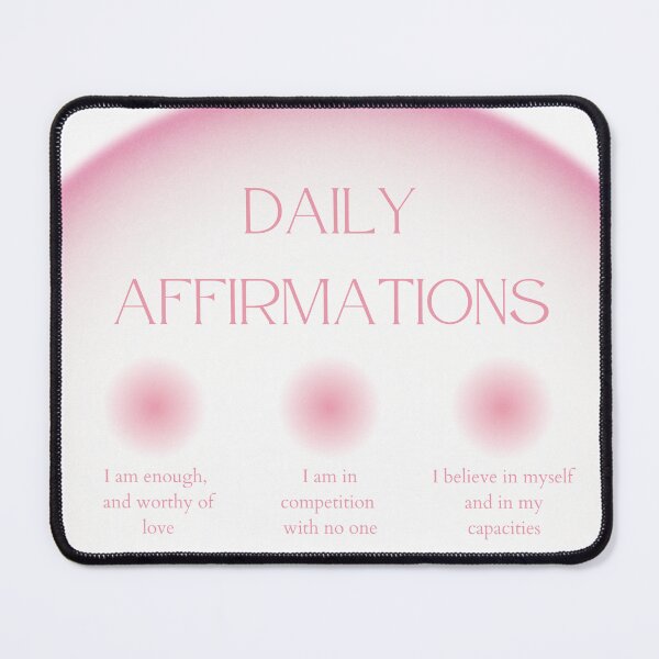 Item preview, Daily affirmations pink designed and sold by Salemntromantic.