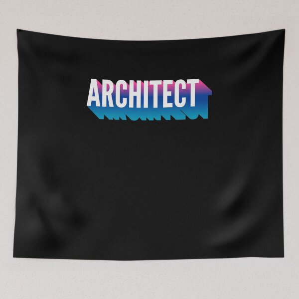 Item preview, Architect With Long Gradient Shadow designed and sold by SVPOD.