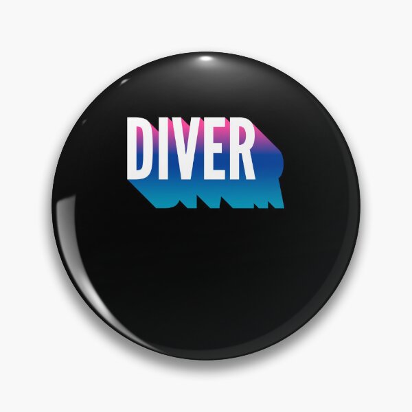 Item preview, Diver With Long Gradient Shadow designed and sold by SVPOD.