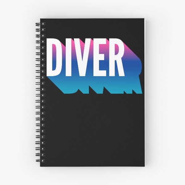 Item preview, Diver With Long Gradient Shadow designed and sold by SVPOD.