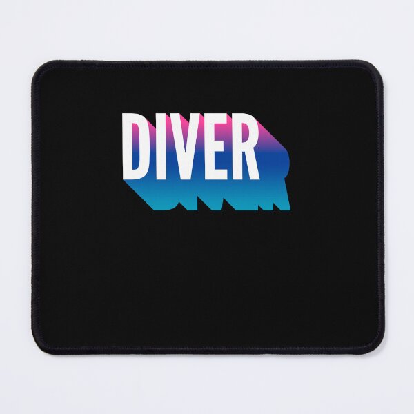 Item preview, Diver With Long Gradient Shadow designed and sold by SVPOD.