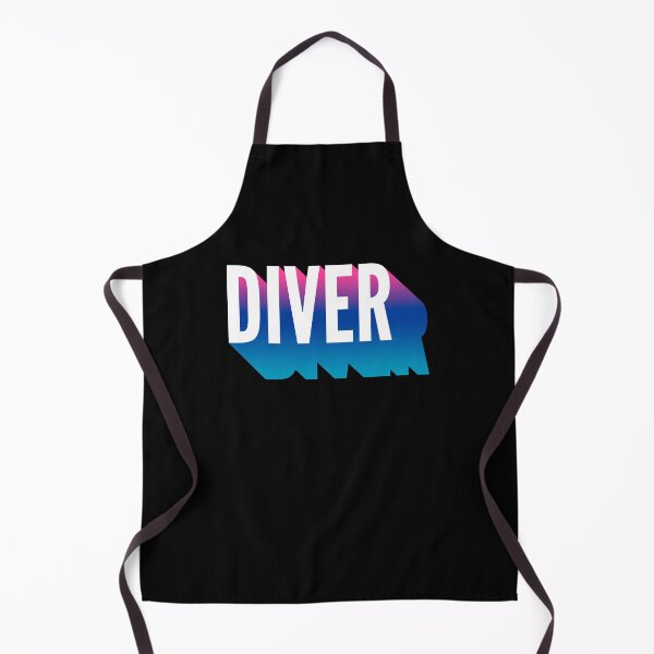 Item preview, Diver With Long Gradient Shadow designed and sold by SVPOD.