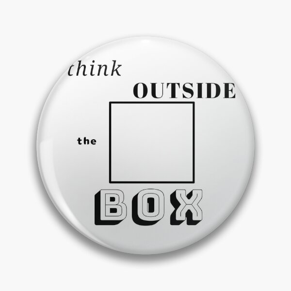 Item preview, Think Outside the Box text design  designed and sold by lycheedesign.