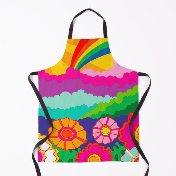 Item preview, Rainbow In The Clouds, Sunset, Retro, Psychadelic, Mushrooms, Sunset Clouds, 70s, 60s, Hippie Art designed and sold by Clancy Rodgers.