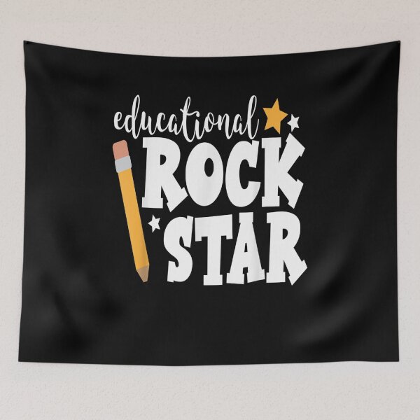 Item preview, EDUCATIONAL ROCK STAR Rockstar Teacher Student School designed and sold by Anoirshop ⭐⭐⭐⭐⭐.