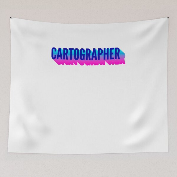 Item preview, Cartographer With Long Gradient Shadow designed and sold by SVPOD.