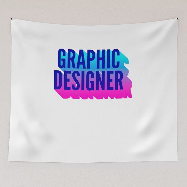 Item preview, Graphic Designer With Long Gradient Shadow designed and sold by SVPOD.
