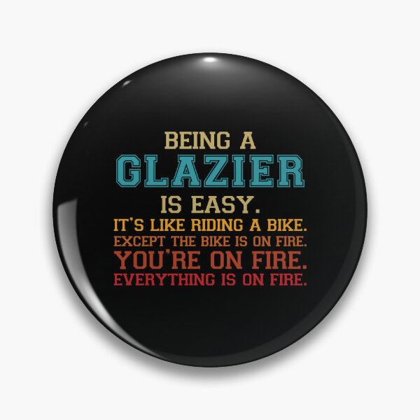 Item preview, Being a Glazier is Like Riding is Easy. It's Like Riding a Bike designed and sold by TendyTees.