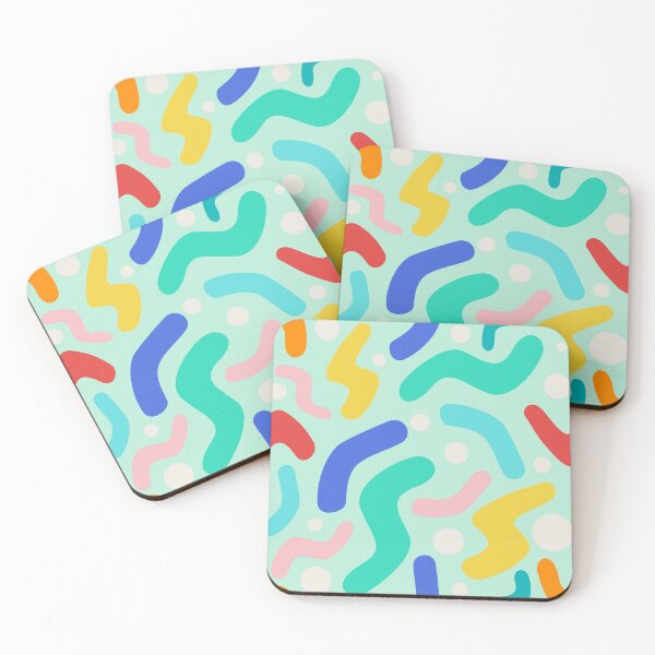 Item preview, Squiggle Memphis Pattern designed and sold by Blue-Banana.