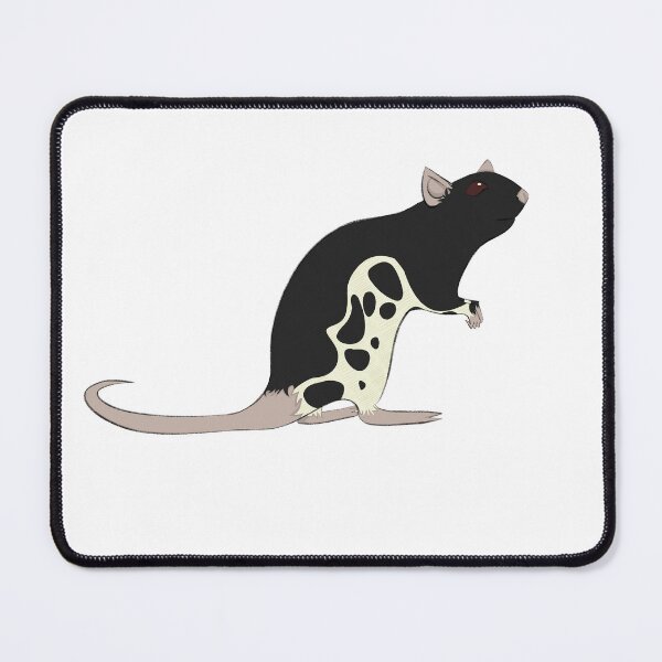 Item preview, Black Berkshire rat designed and sold by RatRancid.