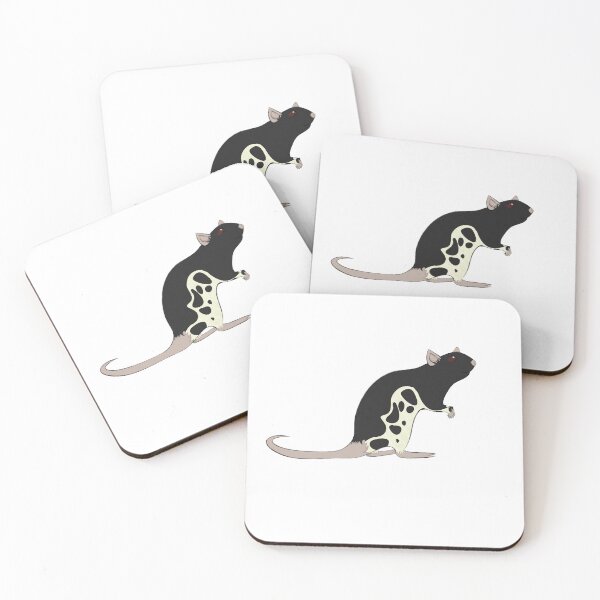 Item preview, Black Berkshire rat designed and sold by RatRancid.