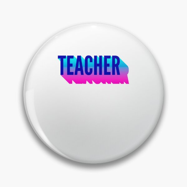 Item preview, Teacher With Long Gradient Shadow designed and sold by SVPOD.