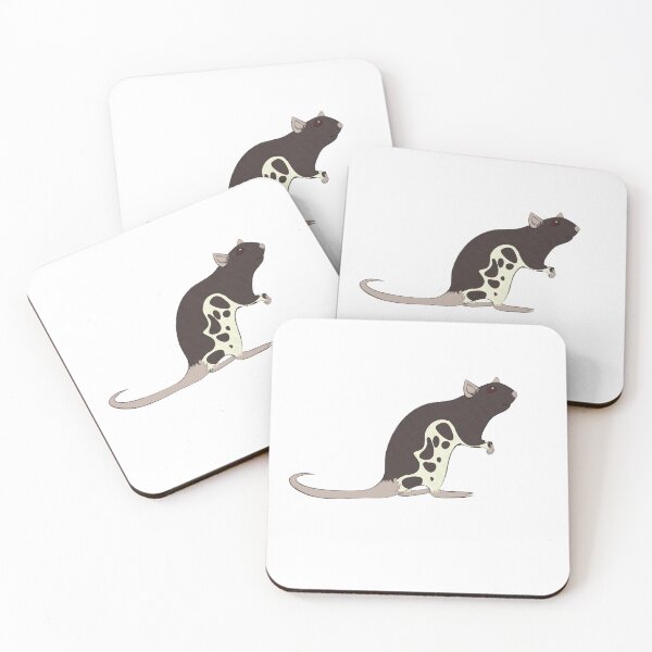 Item preview, Brown/agouti Berkshire rat designed and sold by RatRancid.