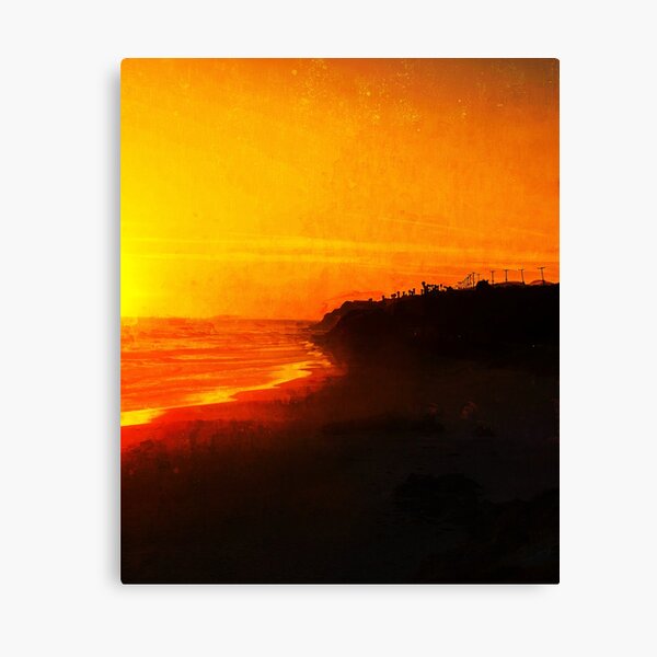 Sunset from Zuma Beach, Malibu California. Sky, color, ocean