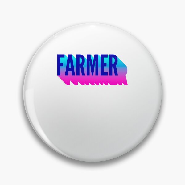 Item preview, Farmer With Long Gradient Shadow designed and sold by SVPOD.