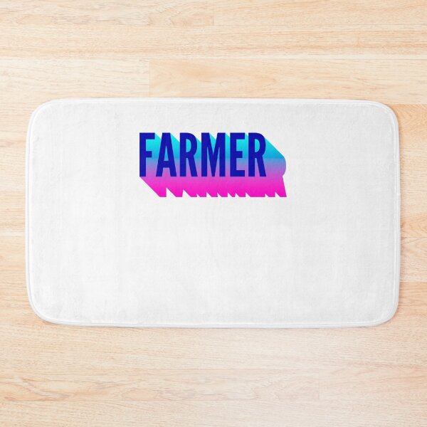 Item preview, Farmer With Long Gradient Shadow designed and sold by SVPOD.