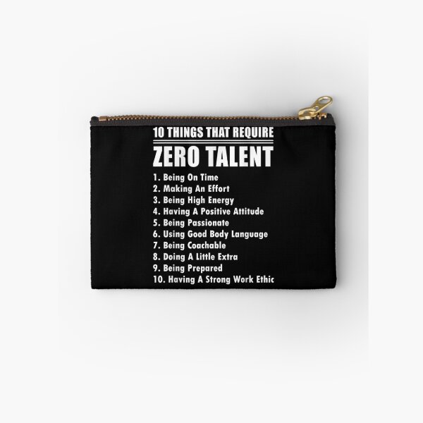 Item preview, 10 Things That Require Zero Talent Motivational designed and sold by dolsy-store.