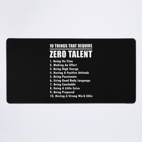Item preview, 10 Things That Require Zero Talent Motivational designed and sold by dolsy-store.
