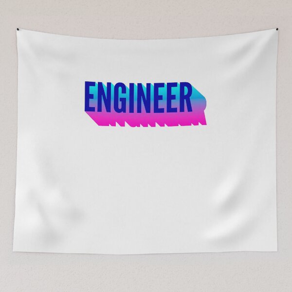 Item preview, Engineer With Long Gradient Shadow designed and sold by SVPOD.