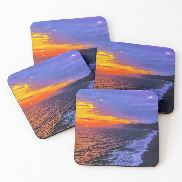 Item preview, Malibu Leo Carrillo Beach Sunset, Malibu Point Dume Coast Aesthetic, Sunset Malibu Beach Aesthetic Wallpaper, Malibu California Aesthetic Sunset Beach designed and sold by Paintcorner.