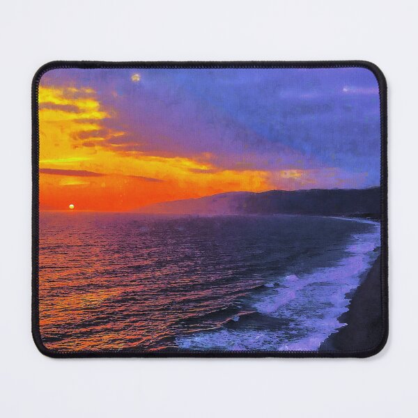 Item preview, Malibu Leo Carrillo Beach Sunset, Malibu Point Dume Coast Aesthetic, Sunset Malibu Beach Aesthetic Wallpaper, Malibu California Aesthetic Sunset Beach designed and sold by Paintcorner.
