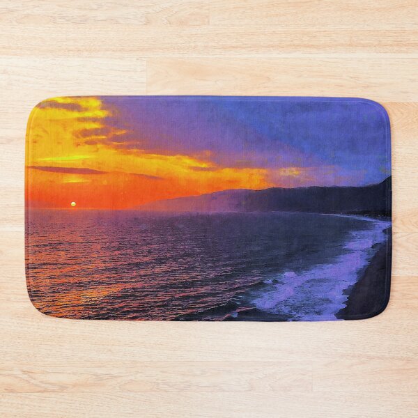 Item preview, Malibu Leo Carrillo Beach Sunset, Malibu Point Dume Coast Aesthetic, Sunset Malibu Beach Aesthetic Wallpaper, Malibu California Aesthetic Sunset Beach designed and sold by Paintcorner.