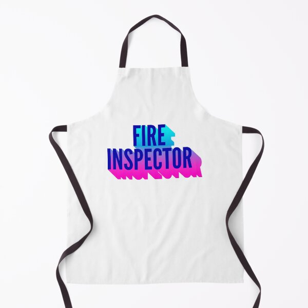 Item preview, Fire inspector With Long Gradient Shadow designed and sold by SVPOD.
