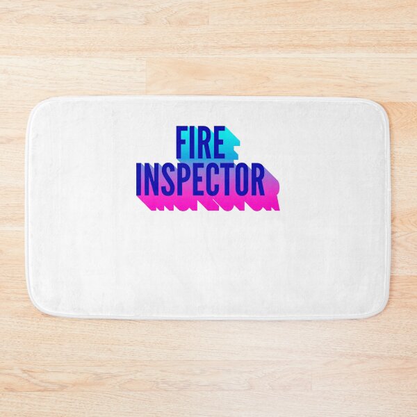 Item preview, Fire inspector With Long Gradient Shadow designed and sold by SVPOD.